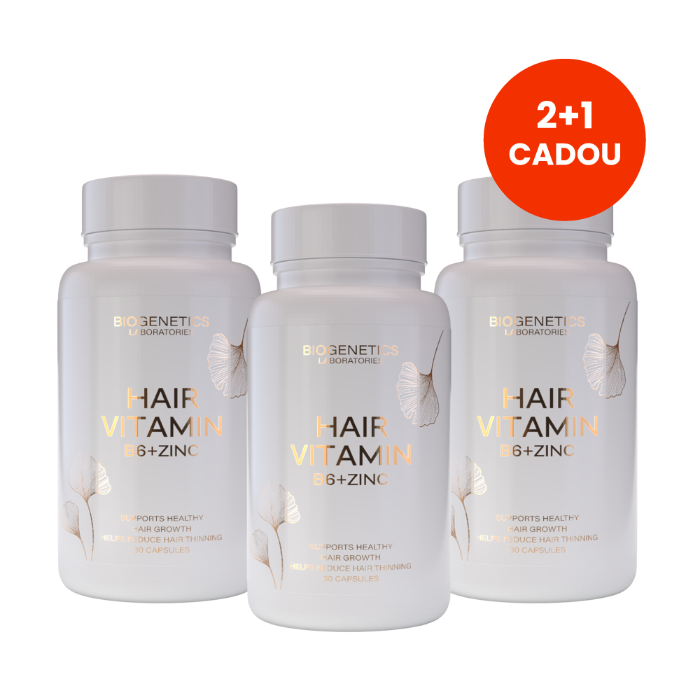 2 + 1 CADOU Biogenetics HAIR VITAMIN B6+zinc – Biogenskin.ro
